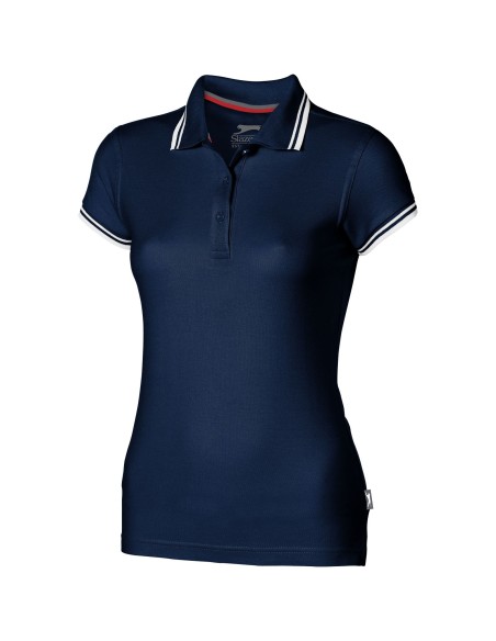 Polo de manga corta de mujer con detalle Deuce