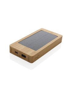 Batería solar de bambú Sunwick 10.000 mah