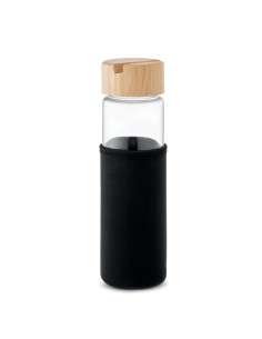 TINAROO - Botella con tapa bambú 600 ml