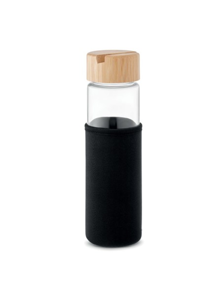 TINAROO - Botella con tapa bambú 600 ml
