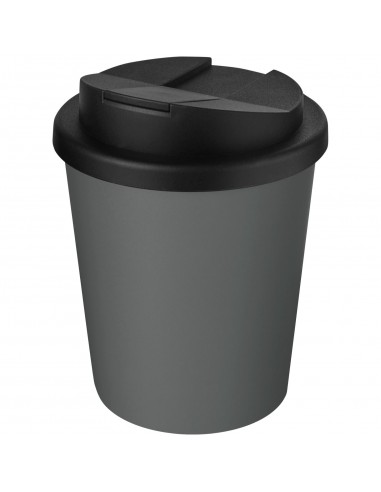Vaso reciclado de 250 ml con tapa antigoteo...