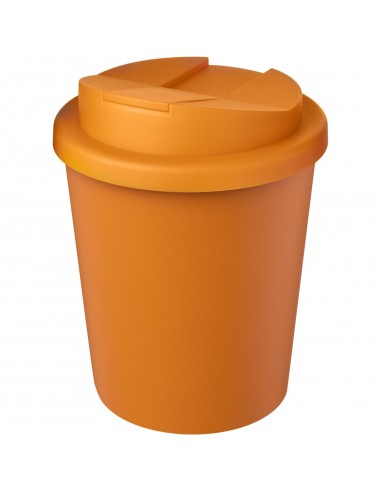 Vaso reciclado de 250 ml con tapa antigoteo...