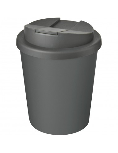 Vaso reciclado de 250 ml con tapa antigoteo...