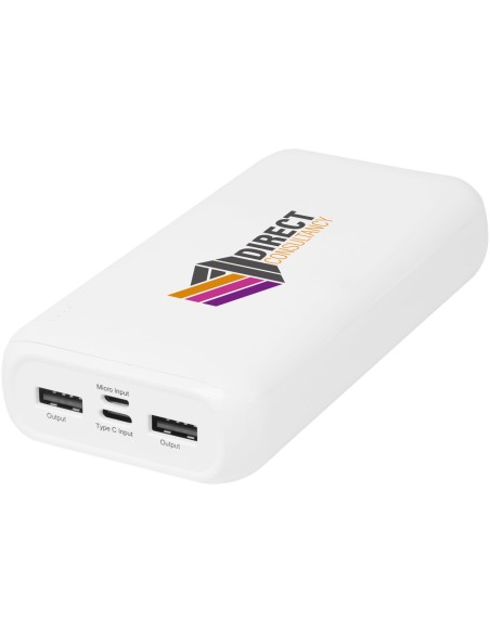Batería externa de plástico reciclado de 20 000 mAh "Electro"