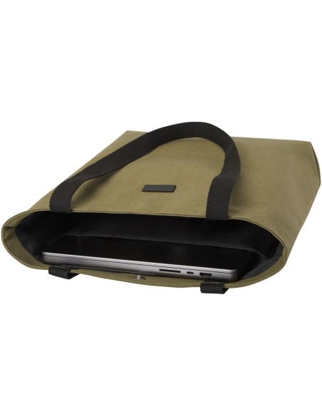 Bolsa Tote versátil de lona reciclada GRS de 14 l "Joey"