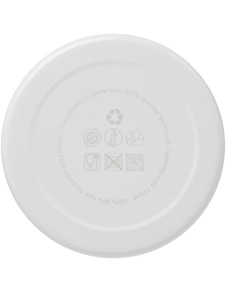 Bidón de 770 ml de aluminio reciclado con certificado RCS con mosquetón "Oregon"