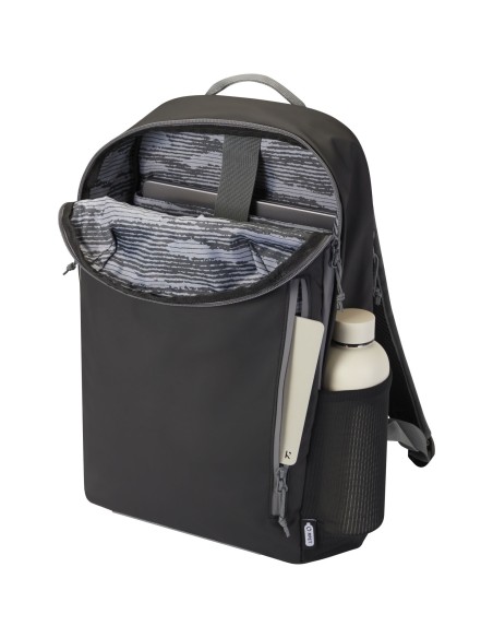 Mochila para portátil de 15" de material reciclado GRS resistente al agua de 21 l "Aqua"