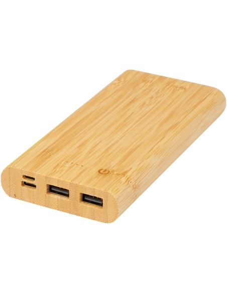 Batería externa de 10,000 mAh de bambú "Tulda"