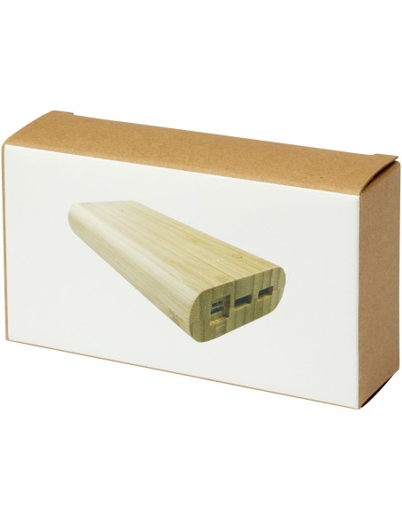 Batería externa de 20,000 mAh de bambú "Tulda"