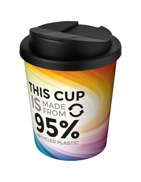Vaso con aislamiento y a prueba de derrames de 250 ml "Brite-Americano Espresso Recycled"