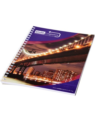 Cuaderno con espiral A4 con cubierta trasera...