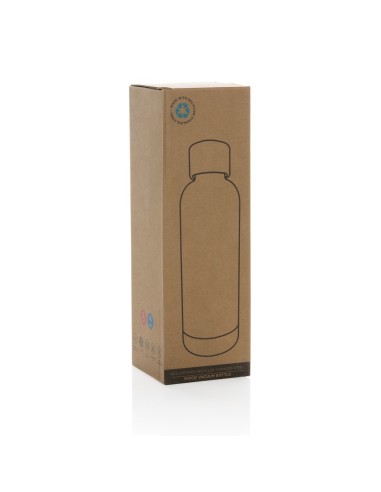 Botella Wood de acero inoxidable reciclado...
