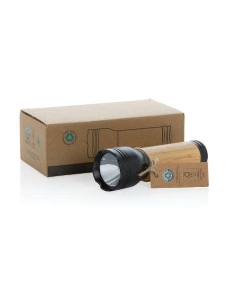 Linterna Lucid 3W RCS reciclado y bambú certificado RCS