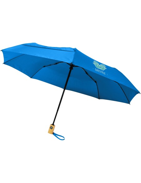 Paraguas automático plegable material reciclado PET de 21" "Bo"
