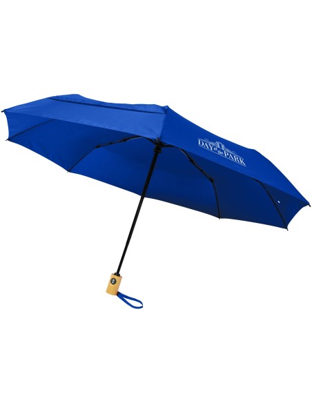 Paraguas automático plegable material reciclado PET de 21" "Bo"