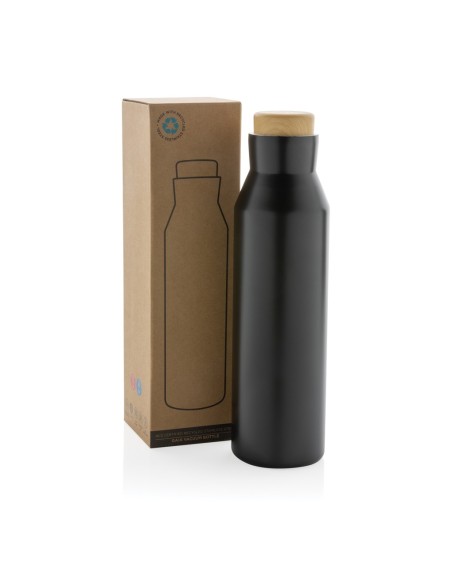 Botella al vacío acero inoxidable reciclado certificado RCS