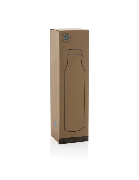 Botella al vacío acero inoxidable reciclado certificado RCS