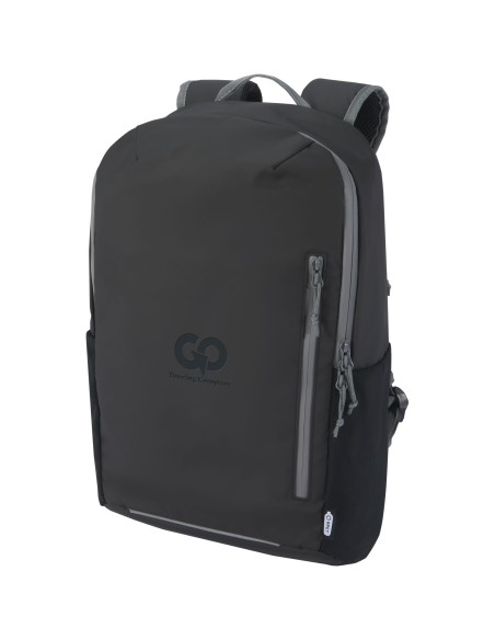 Mochila para portátil de 15" de material reciclado GRS resistente al agua de 21 l "Aqua"