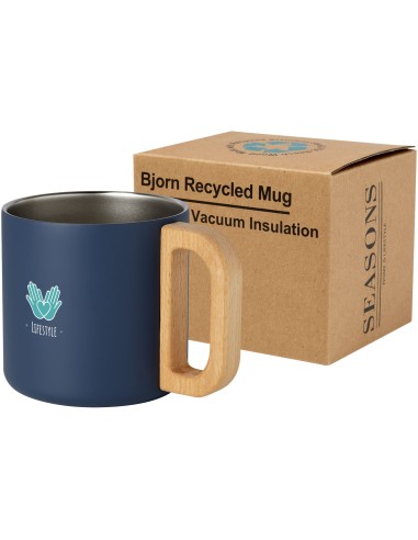 Taza de acero inoxidable reciclado con...