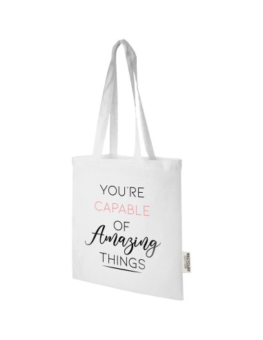Bolsa Tote de algodón reciclado de 140 g/m2 de...