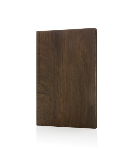 Libreta A5 con estampado de madera Kavana