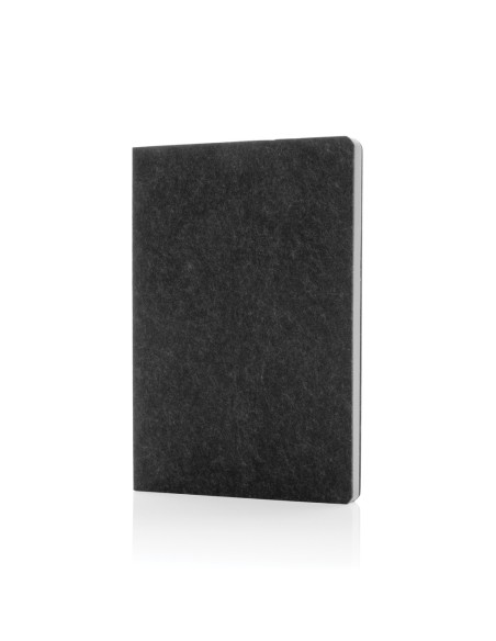 Cuaderno A5 de fieltro reciclado certificado Phrase GRS