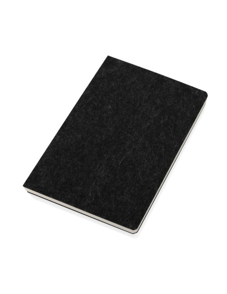 Cuaderno A5 de fieltro reciclado certificado Phrase GRS