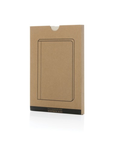 Libreta A5 papel caña de azúcar certificado...