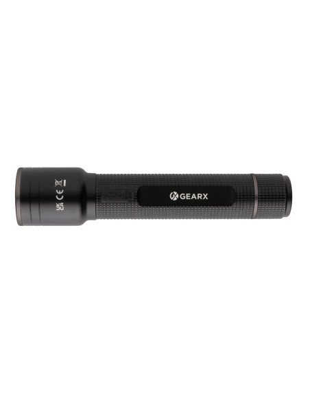 Linterna grande recargable USB Gear X RCS aluminio reciclado
