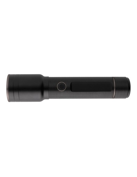 Linterna resistente recargable USB de aluminio reciclado RCS