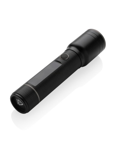 Linterna resistente recargable USB de aluminio...