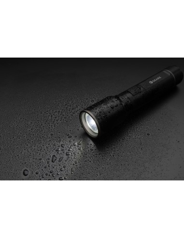 Linterna resistente recargable USB de aluminio...