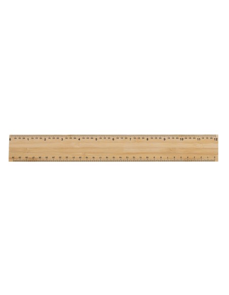 Regla extra gruesa de bambú de doble cara de 30 cm Timberson