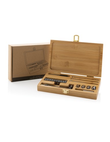 Set de herramientas de bambú de 21 piezas Carvine