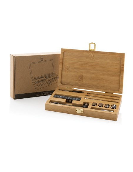 Set de herramientas de bambú de 21 piezas Carvine
