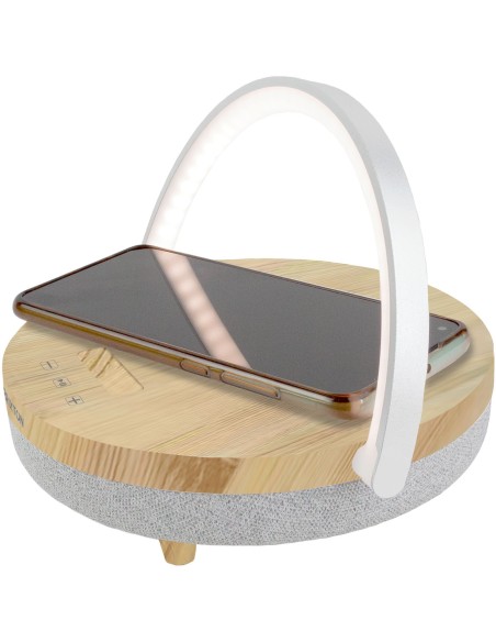 Altavoz luminoso 4 en 1 con base de carga inalámbrica "Prixton"