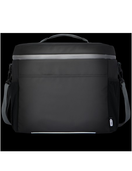 Bolsa isotérmica de 22 l para 20 latas de material reciclado GRS resistente al agua "Aqua"