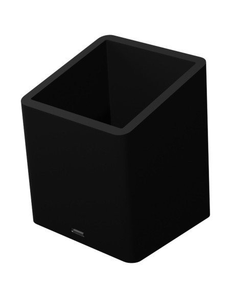 Soporte para lápices antibacteriano con logotipo retroiluminado y doble salida USB "SCX.design O11"