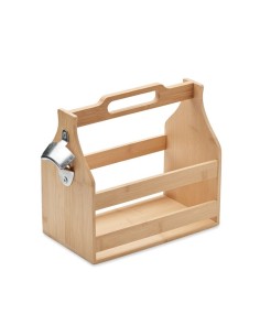 CABAS - Caja de bambú para 6 cervezas