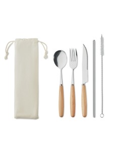 CUSTA SET - Set de cubiertos acero inox.