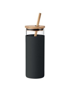STRASS - Vaso de 450 ml con tapa bambú
