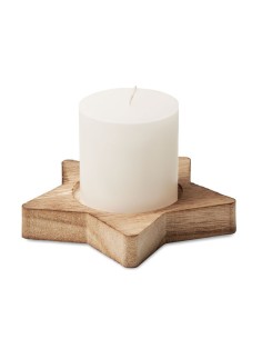 LOTUS - Porta velas madera