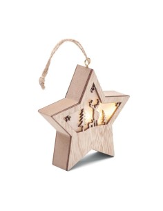 STARLIGHT - Estrella de MDF con luz