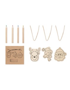 FUNCOOL - Set adornos madera y dibujar