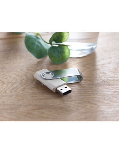 TECHMATE+ - USB con clip metálico de 16GB