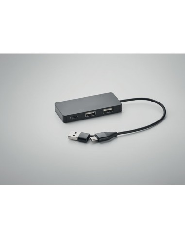 HUB-C - HUB 3 puertos cable de 20 cm