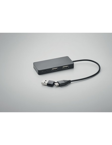 HUB-C - HUB 3 puertos cable de 20 cm