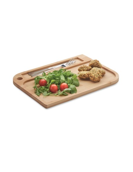 LEATA - Plato para comida de bambú