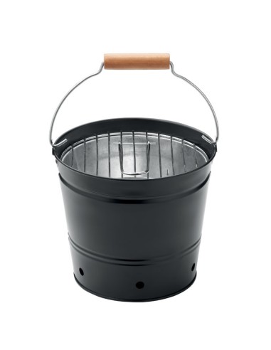 BBQTRAY - Cubo barbacoa portátil hierro