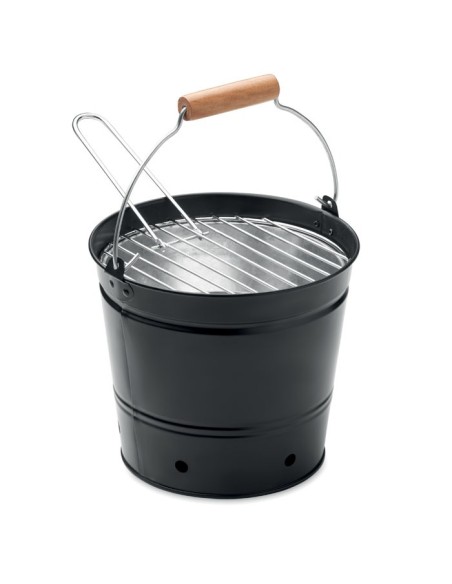 BBQTRAY - Cubo barbacoa portátil hierro